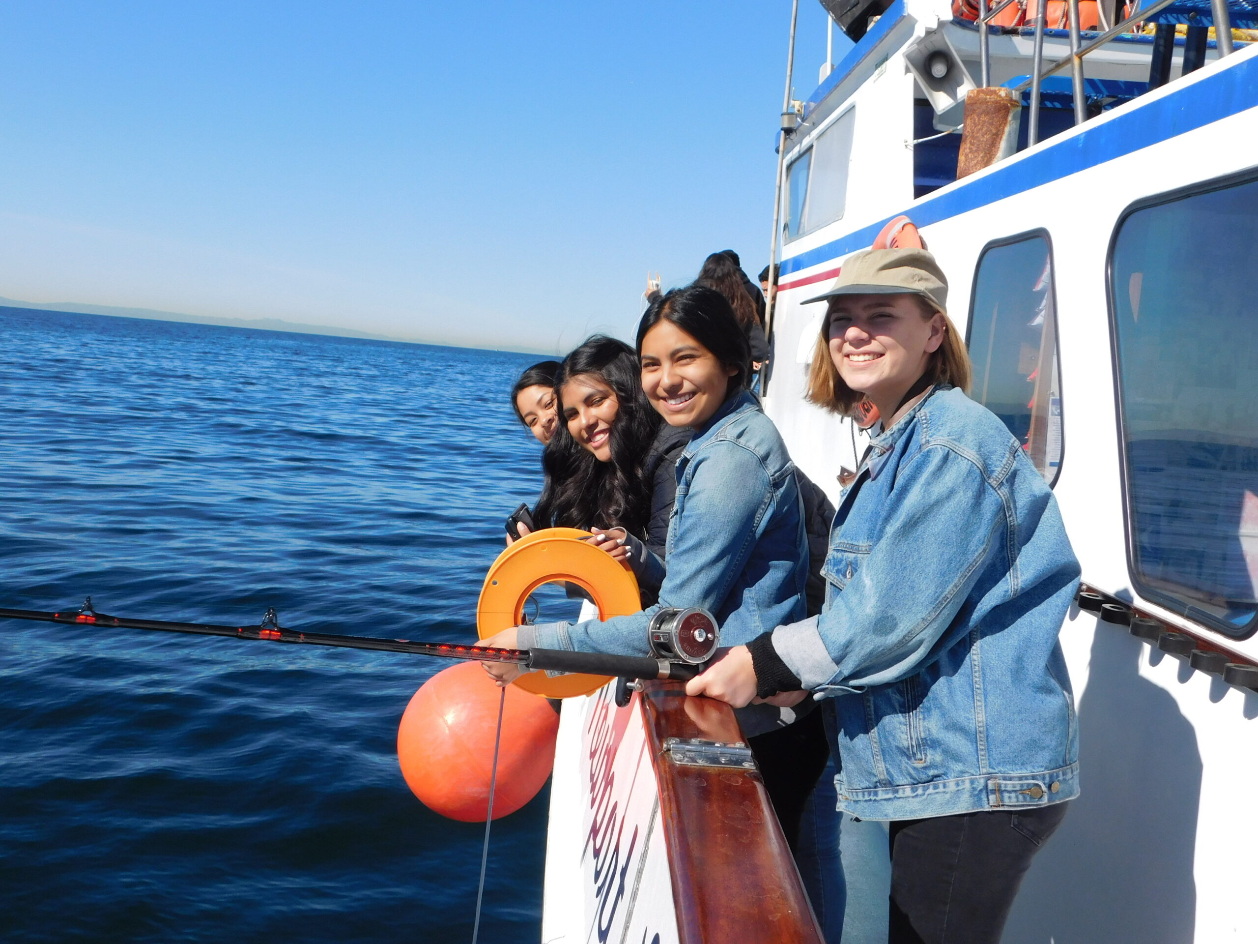 students on an MPA boat